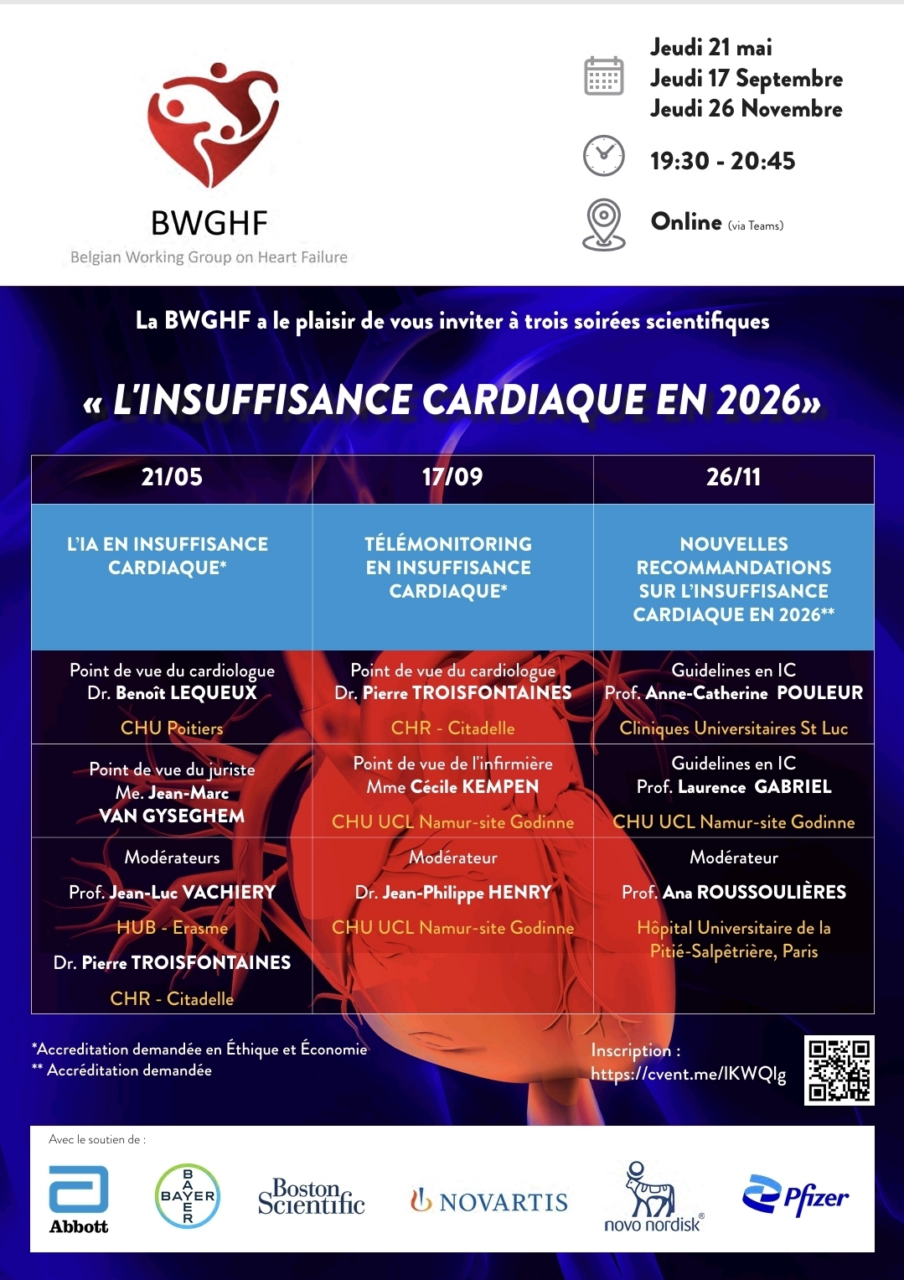 Webinaire du BWGHF Jeudi 17 septembre 2026 